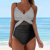 Traje de baño de malla de una pieza para mujer, traje de baño acolchado con elevador, estampado de leopardo, sexy, monokini, ropa de playa - details 5
