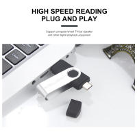 JASTER Flash Drive de Alta Velocidad OTG de 64GB Llavero Ligero Plateado - details 5