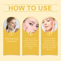 La crema de vitamina C ilumina el área de la piel con niacinamida y un cuidado diario de los ojos hidratante - details 3