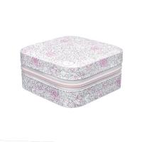Mini joyero portátil con cremallera, caja de viaje con tapa - details 1