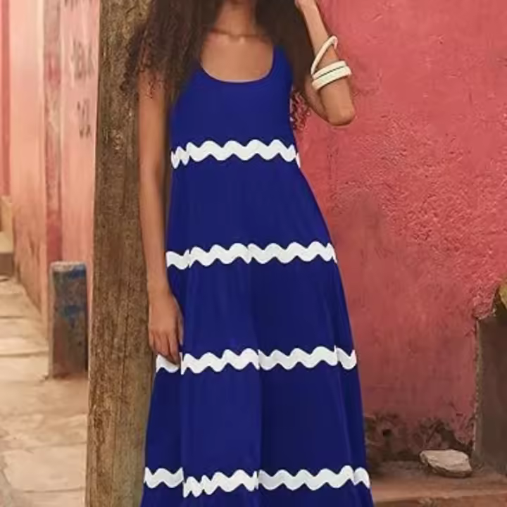 Vestido Largo de Verano para Mujer Moda de Verano - 1