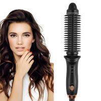 Nuevo diseño, herramientas de peinado con ondas de temperatura ajustable, rizador de pelo, peine rizador de pelo portátil giratorio - details 0