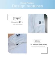 Nueva ropa de protección solar de moda y moderna, ligera y transpirable, pr UV frío y súper fuerte para parejas - details 2