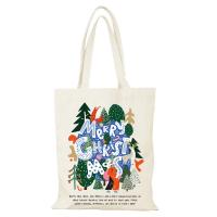 Bolsa de Lienzo Impresa Bolsa Ecológica para Compras Diseño de Dibujos Animados Lining de Poliéster - details 9