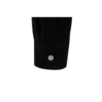 Camisas Negras Suaves de Algodón-Poliéster para Hombre Ropa Elegante Casual con Manga Larga y de Cachemira Azul - details 20