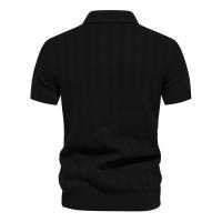 Polo de punto para hombre, manga corta y cuello vuelto, novedad - details 4