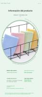 Juego de Toallas de 4 Piezas, Fibra de bambú,Antibacteriano,Desodorante,Suave and absorbente para baño, Ducha, y Uso Diario - details 6