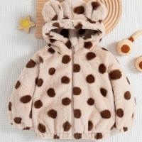 Abrigo de bebé de manga larga con estampado de leopardo marrón para niños y niñas de 9 meses a 3 años, invierno nuevo grueso y cálido para niños - details 1