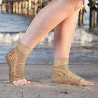 Fascitis plantar movimiento tobillo, manga de compresión, calcetines para tendinitis, dolor en las articulaciones, hinchazón del talón, 1 par - details 1