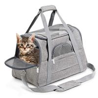 Bolso para gatos Mochila portátil para gatos al aire libre Bolso portátil plegable para mascotas Estuche para mascotas de coche transpirable con doble hombro para perros y gatos - details 4