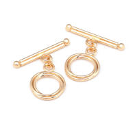 Pulsera de Tirantes Geométricos de Latón Dorado 18K Clasps para Hacer Joyería DIY - details 16