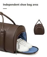 Bolso plegable del equipaje de los hombres de la ropa portátil impermeable del viaje del almacenamiento del sistema del cuero de la PU de alta calidad - details 6