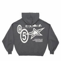 Sudadera De Capucha Estampada Con Patrón De Letras Estilo Hip Hop Gótico Clásico Casual Para Hombre Y Mujer Tallas Grandes Para Otoño - details 10