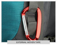 Mochila de escalada y montañismo, gran capacidad, para actividades al aire libre, senderismo, camping, mochila con compartimento para zapatos, - details 17
