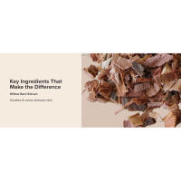 Key ingredient willow bark extract soothes & calms stressed skin.