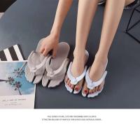 Zapatillas de viaje plegables portátiles para mujer, chanclas de playa antideslizantes, diseño desmontable, baño de natación estampado transpirable - details 17