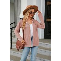 Sudadera con capucha y cremallera cerrada para mujer - details 21
