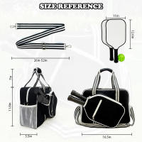 pala padel Bolsa de pickleball de separación seca y húmeda impermeable paletero padel - details 30