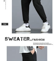 Sencillo, cómodo, informal para hombre, clásico y versátil en otoño invierno, juvenil y holgado, pantalones combinados con forro polar. - details 3
