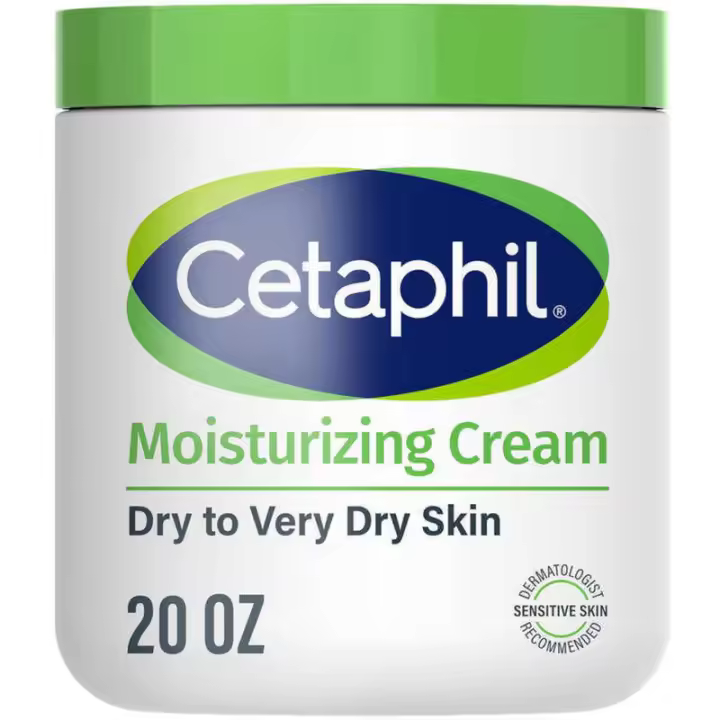 Cetaphil Face & Body Moisturizer, crema hidratante para pieles secas a muy secas y sensibles, NUEVO 20 oz, sin fragancia, - 1