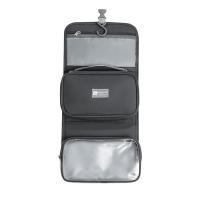 Bolsa de artículos de tocador separada en seco y húmedo de gran capacidad, bolsa de cosméticos grande impermeable desmontable, bolsa colgante plegable - details 12