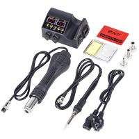 Estación de Soldadura JCD 2 en 1 750W con Pantalla LCD Digital para Reparación de Teléfonos Móviles BGA SMD IC Herramientas de Soldadura Fuente de Alimentación Eléctrica Normales Buena para DIY Caseado - details 15