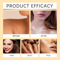 Brillo y caca para el cabello, cuerpo facial, líquido colorido, suave, cómodo y brillante - details 8