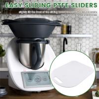 Tabla deslizante para planeadores Thermomix TM6 TM5, tabla rodante acrílica móvil sin esfuerzo, color blanco, 1 unidad - details 5
