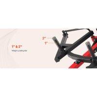 VEVOR hine, juego de prensa, banco plano inclinable ajustable con brazos convergentes independientes, equipo superior, equipo de gimnasio en casa Fiess - details 4