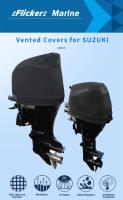 Cubiertas de ventilación personalizadas Flickermarine para motores fueraborda Suzuki 250hp DF250AP, DF300AP(2012) - details 3