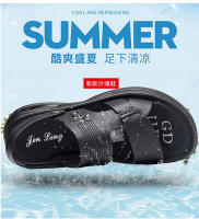 Sandalias de Cuero Genuino para Hombres Moda de Verano 2025 Zapatos de Playa de Doble Propósito - details 3