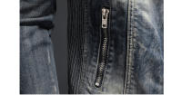 Chaquetas de mezclilla para hombre, ropa de calle Retro, abrigos rompevientos de vaquero, ropa de otoño e invierno - details 11