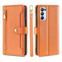 Funda magnética de cuero PU, funda con tapa, Reno 5 Pro 5G, cuerda colgante multifuncional - details 10