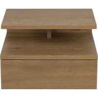 noche, al. : 22,5 × un. : 32 × lar. : 35 cm, Blanco, MDF, 1 pieza. - details 10