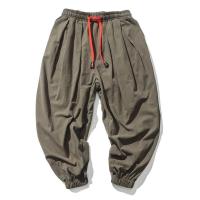 Nuevos pantalones Harem de gran tamaño, pantalones de chándal holgados de algodón y lino de estilo chino, pantalones casuales de alta calidad para hombres - details 2