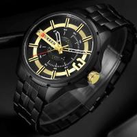 Reloj de Acero Inoxidable con Cuarzo de Lujo CURREN 8333 Accesorio Individual para Hombres de Negocios Resistente al Agua Moda Casual - details 0