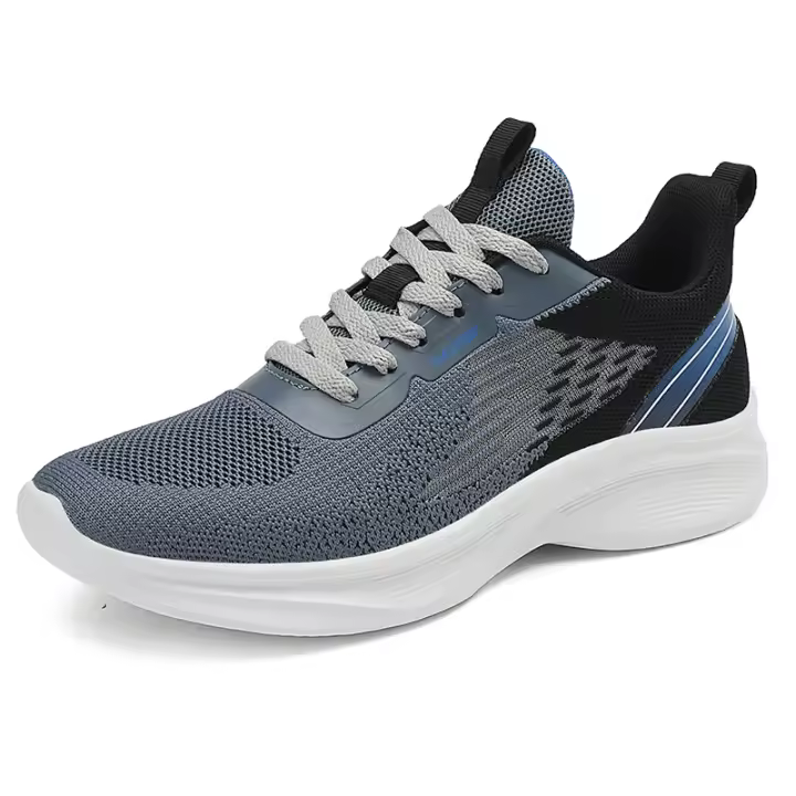 Zapatillas deportivas transpirables para hombre, calzado deportivo ligero para exteriores, zapatos de entrenamiento con absorción de golpes, a la moda - 1
