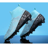 Populares zapatillas de fútbol transpirables de caña alta para niños y niñas - details 28