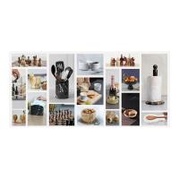 Radicaln Juego de 6 posavasos de mármol para bebidas de 3.5 pulgadas, color blanco, hechos a mano, redondos, con soporte, posavasos para mesa de café, juego de 6 posavasos para oficina en casa - details 0