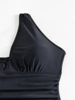 Bañador de una pieza con cuello en V para mujer, Monokini Sexy, traje de baño de playa sin espalda, novedad de verano - details 3