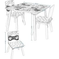 Infantiles Grupo de Asientos para Niños Muebles de Madera y MDF para Niños - details 6
