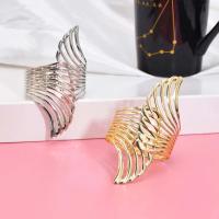 Pulseras y Brazaletes Anchos de Plumas Huecas Dorados y Plateados Joyería de Brazalete Grande para Hombres y Mujeres - details 4