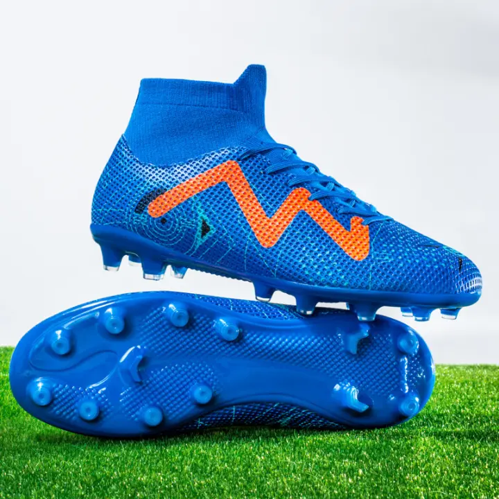 Nuevos zapatos de fútbol con picos rotos, zapatillas artificiales para correr, entrenamiento de hierba, juegos profesionales - 1