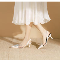 Elegantes sandalias de tacón alto con punta de diamante - details 16