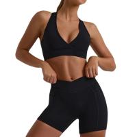 Conjunto de Yoga para Mujer Ropa Deportiva de Cintura Alta Top para Levantamiento de Cadera - details 0