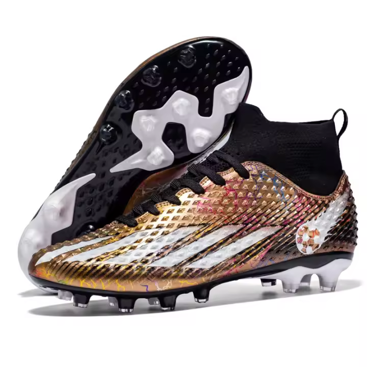 Botas de Fútbol Profesionales para Hombres Zapatos FG/TF con Tacones Altos para Pequeños Niños - 1