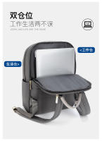 Mochila de viaje para computadora portátil Color gris Mochilas de viaje para mujer Gran capacidad para llevar en la mano Mochilas para portátil de 14 "Mochila de negocios para mujer Tela Oxford impermeable - details 6