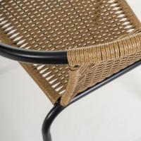 Conjunto de 2 Sillas de Jardín para Exterior |   2 Sillones de Ratán Natural y Acero para Balcón o Terraza |   Apilables |   Cómodas y resistentes | Conocimientos generales - details 25