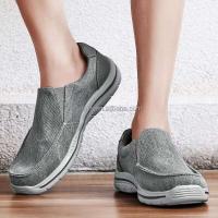 Nuevos zapatos funcionales de lona de alta calidad, zapatillas informales sin cordones de talla grande 47 para hombre, mocasines, zapatos clásicos para correr en la ciudad, marca - details 5
