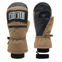 Guantes de esquí resistentes al desgaste para hombres y mujeres, manoplas cálidas para snowboard, impermeables de cinco dedos, engrosadas, 2025 - details 4
